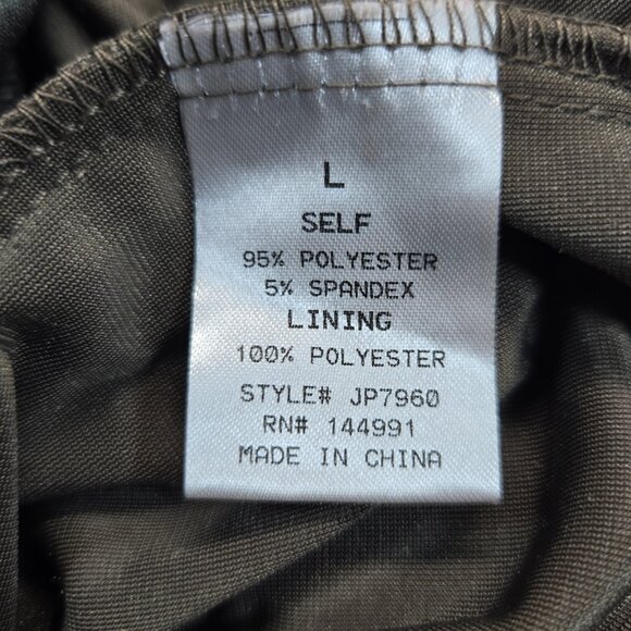 HOMMAGE Velvet Jumpsuit – Women’s Size Large – Long Sleeve Mesh V-Neck - Picture 8 of 13